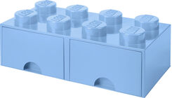 LEGO Förvaring med låda 8, Ljusblå
