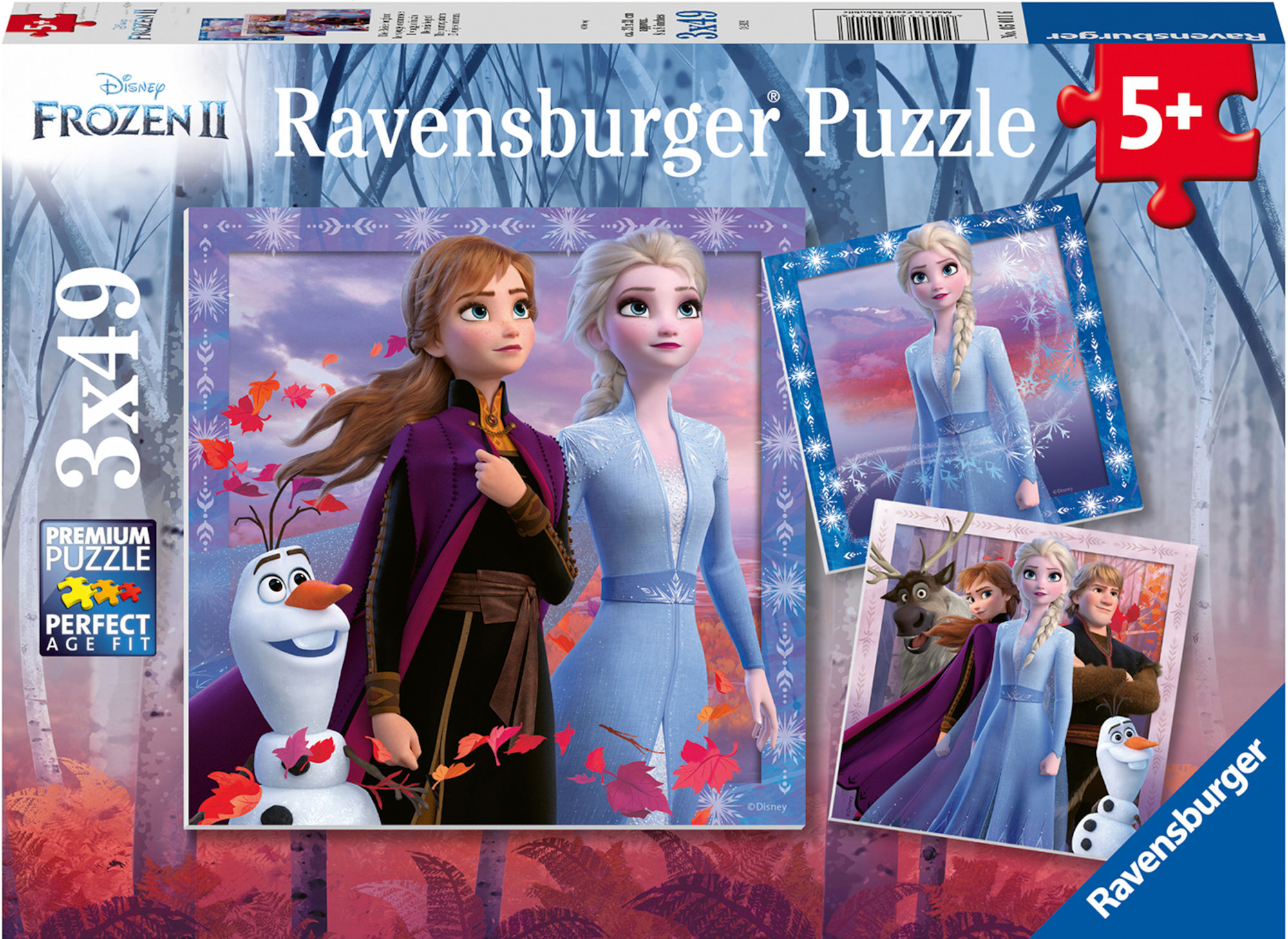 Ravensburger Disney Frozen Pussel 3×49 Bitar