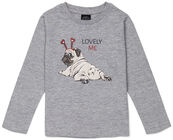 Luca & Lola Dalenna Långärmad T-shirt, Grey Melange