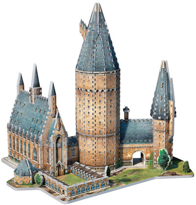 Harry Potter 3D-pussel Stora Salen Hogwarts 850 bitar