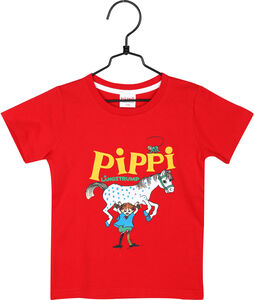 Pippi Långstrump T-Shirt, Röd