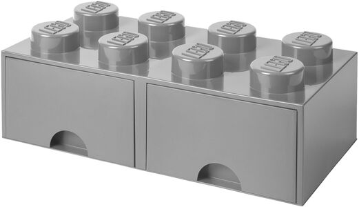 LEGO Förvaring med låda 8, Grå