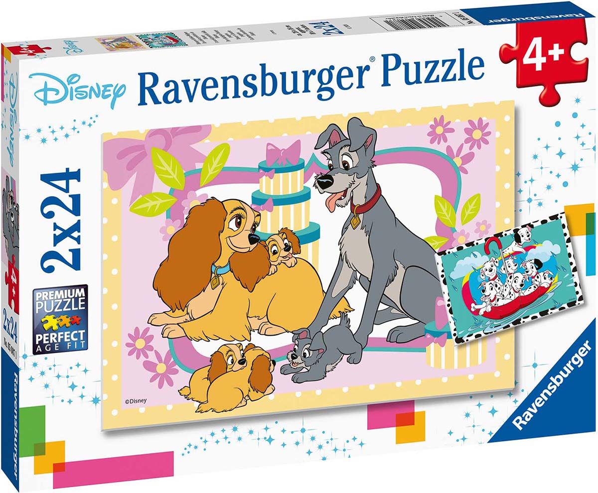 Ravensburger Pussel Walt Disney Favoritvalpar 2×24 Bitar