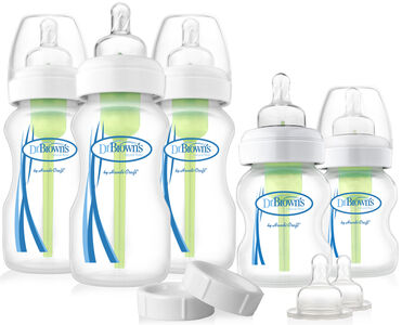 Dr. Browns Options Wideneck Nappflaskor för Nyfödd