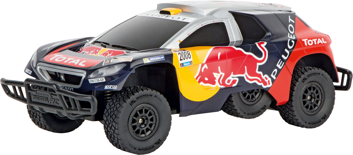 Köp Carrera RC Peugeot Red Bull Dakar Radiostyrd Bil | Jollyroom