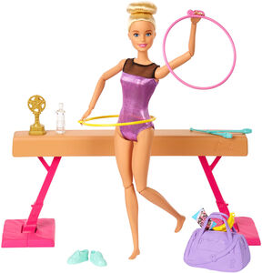 Barbie Gymnastics Lekset Med Docka