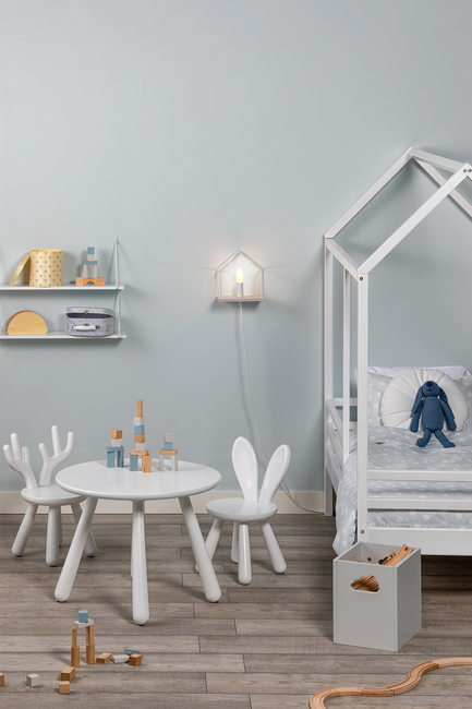 Minitude Nordic JAX Hussäng 70x140 inkl. Madrass, Vit