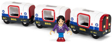BRIO World 33867 Metrotåg