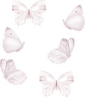 That's Mine Wallsticker Butterfly 6-pack, White