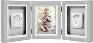 Pearhead Babyprints Deluxe Fotoram, Grå