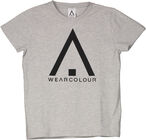 Wearcolour Patch T-Shirt, Grey Melange