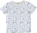 Ebbe Hunter T-Shirt, Small Navy Boat Print