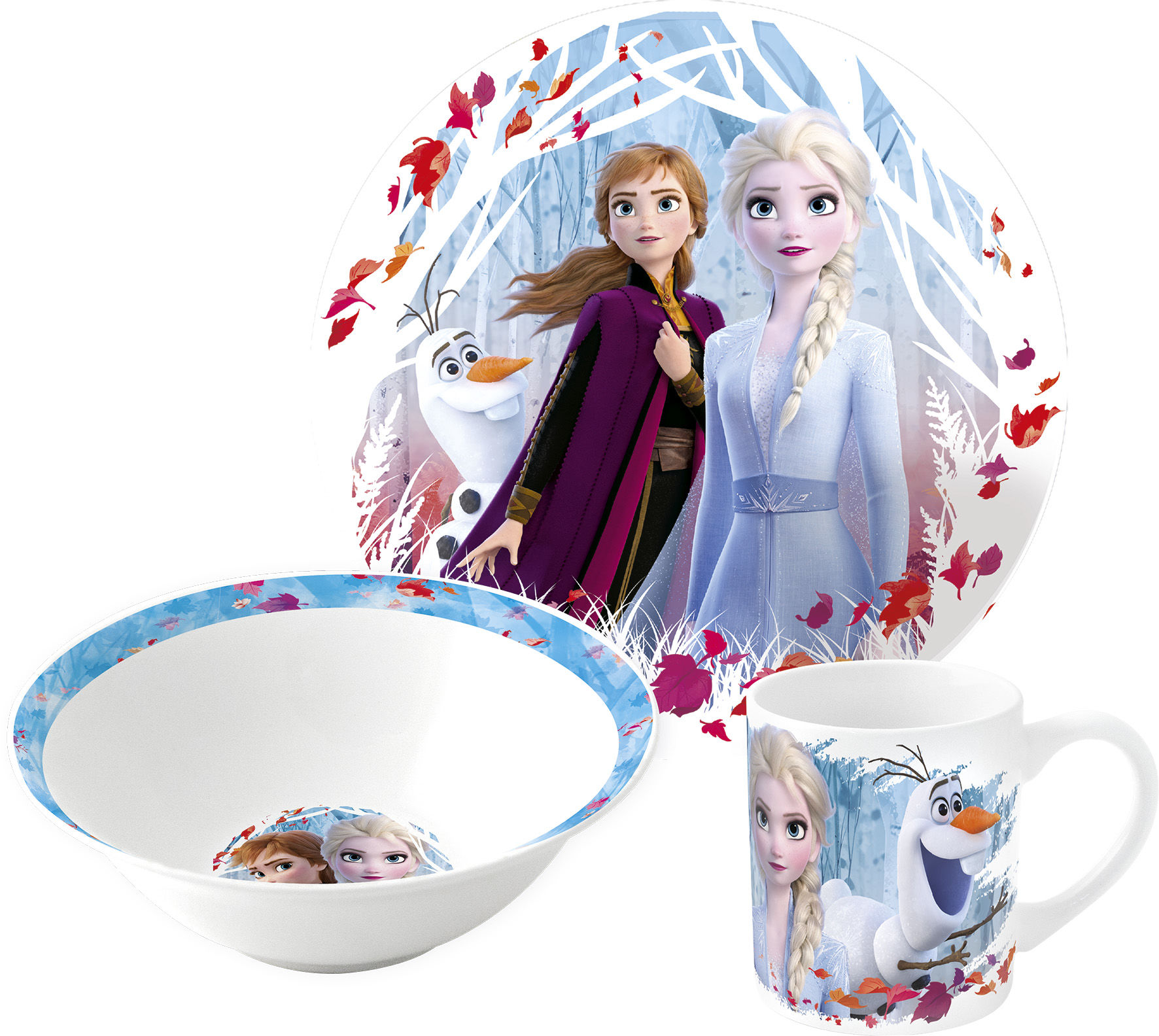 Disney Frozen Matset Keramik Blå