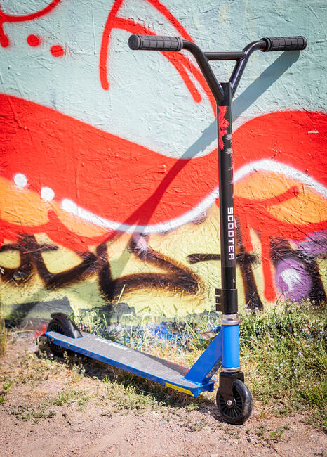 Pinepeak Sparkcykel Extreme Scooter, Blå