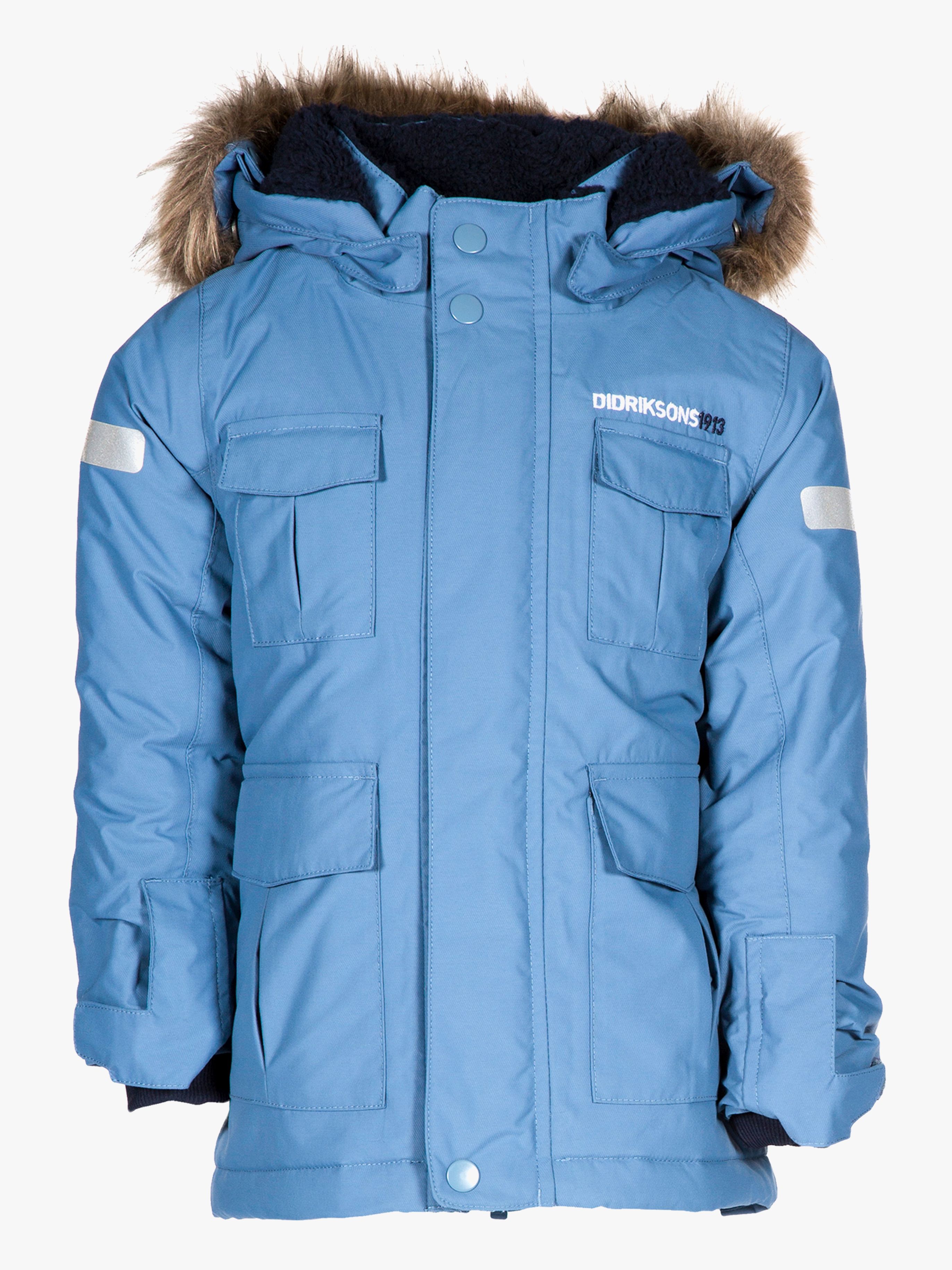 Didriksons Nokosi Parka Coldsmoke Blue 80