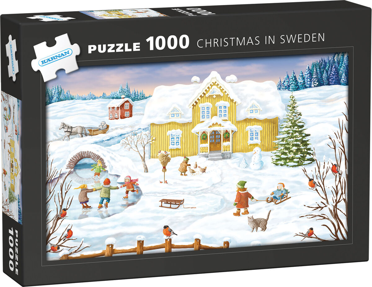 Kärnan Pussel Jul i Sverige 1000 Bitar
