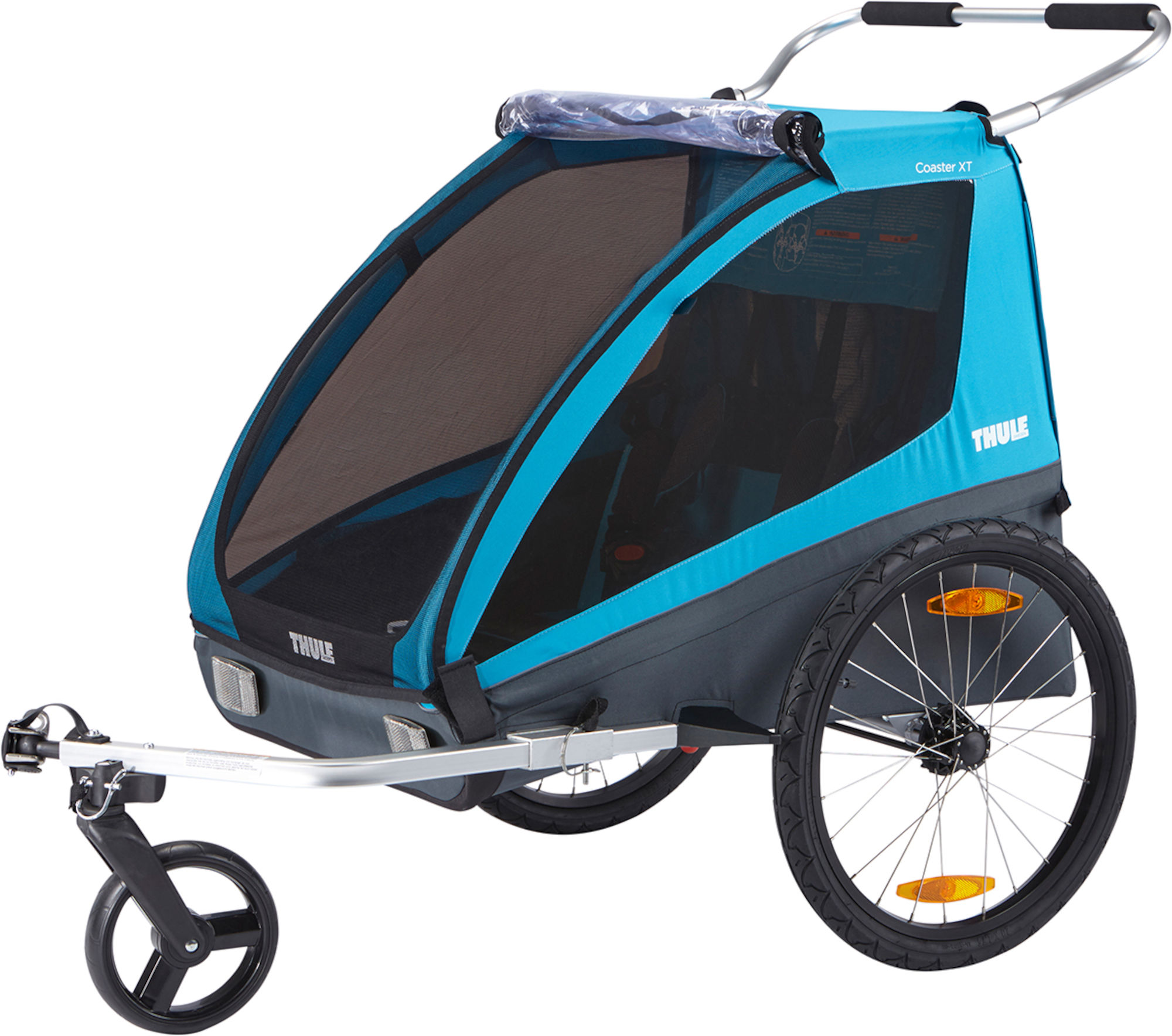 Thule Coaster XT Cykelvagn inkl. Promenadkit Blue